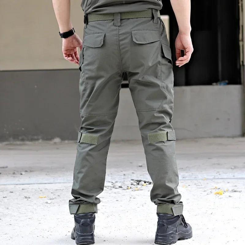 Outdoor Uniform Tactical Suits Wear Resistant T-Shirt Hood Pants Men