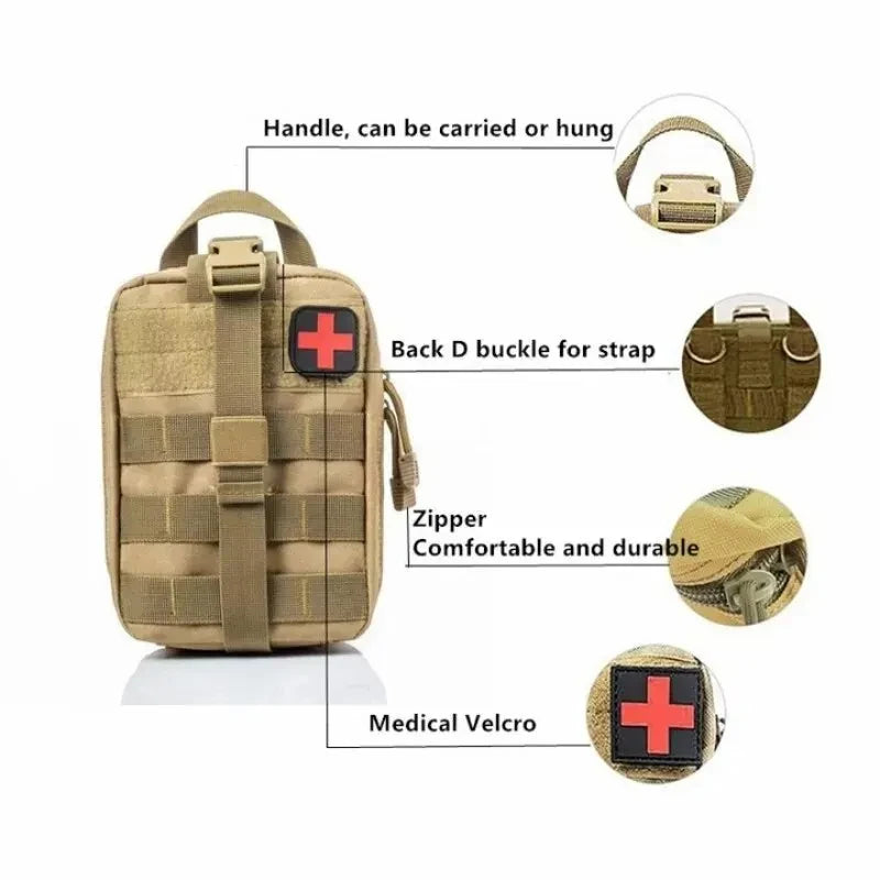 Tactical First Aid Kits Medical Bag Emergency Outdoor Hunting Car